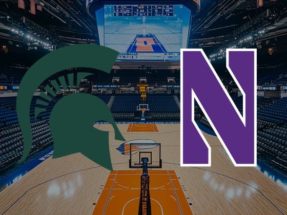 Michigan State Spartans at Northwestern Wildcats Basketball